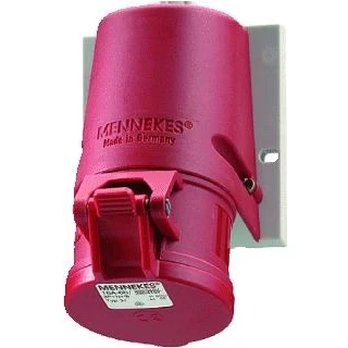Afbeelding van Mennekes wandcontactdoos 32a 5p 6h 400v ip44 ta 27008vn