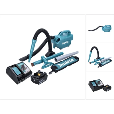 Afbeelding van Makita DCL 184 RF1 snoerloze stofzuiger 18 V 54 mbar 0,5 l + 1x oplaadbare accu 3,0 Ah lader