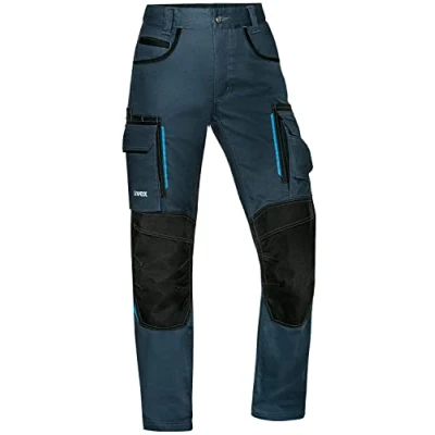 Afbeelding van Uvex Tune up Lange dameswerkbroek cargobroek met kniezakken Blauw 40