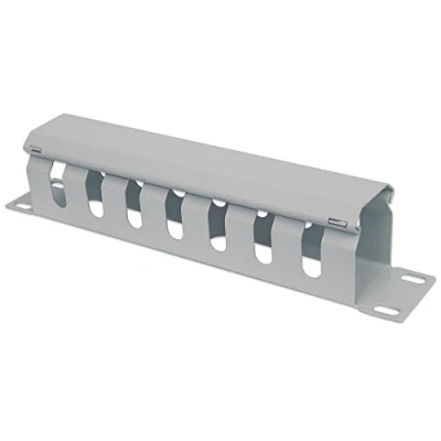 Afbeelding van Intellinet Kabelbeheer voor 10&quot; 25,4 cm kasten 1 HE met klep grijs 714976