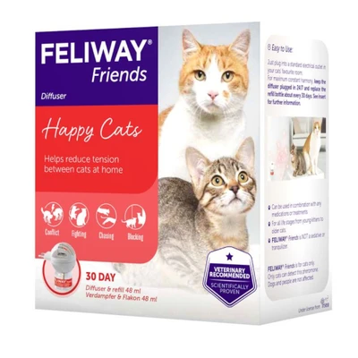 Afbeelding van Verdamper + Flacon 48 ml Feliway Friends