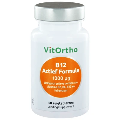 Afbeelding van Vitortho B12 Actief Formule 1000 μg Zuigtabletten