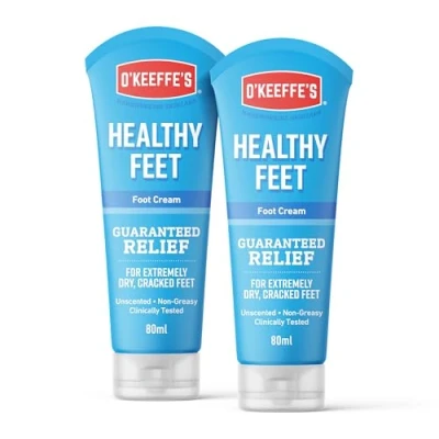 Afbeelding van O&#039;Keeffe&#039;s Healthy Feet Voetcrème Tube, 80 ml 2 Pack