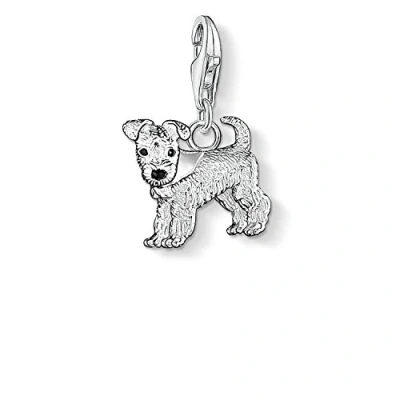 Afbeelding van Thomas Sabo Bedelhanger voor dames, hond charm club, 925 sterling zilver, 0841 007 12, emaille, Geen edelsteen