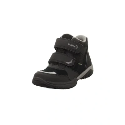 Afbeelding van Superfit Storm Sneakers hoog voor kinderen, Maat: 39, Schwarz/hellgrau Leer en textiel