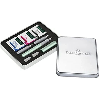 Afbeelding van Kalligrafietset Faber Castell Grip Pearl mint F 1.4 en 1.8 punt 3