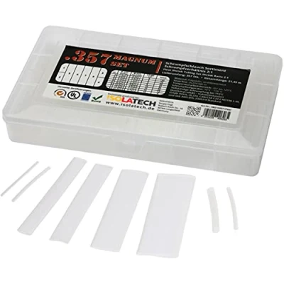 Afbeelding van ISOLATECH ISO PROFI® 357 Magnum Warmtekrimpbuis Assortiment verhouding 2:1 Box transparent