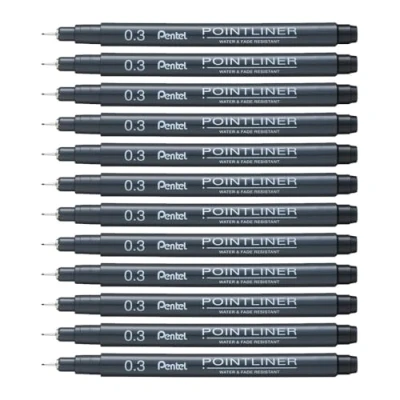 Afbeelding van (parent::item_name.value)) 0,3 mm zwart.