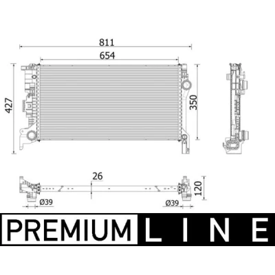 Afbeelding van Mahle Original Radiateur CR 2335 000P