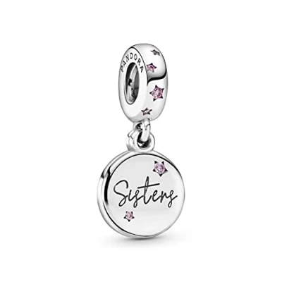 Afbeelding van Pandora 798012FCP zilveren Hangbedel Forever Sisters