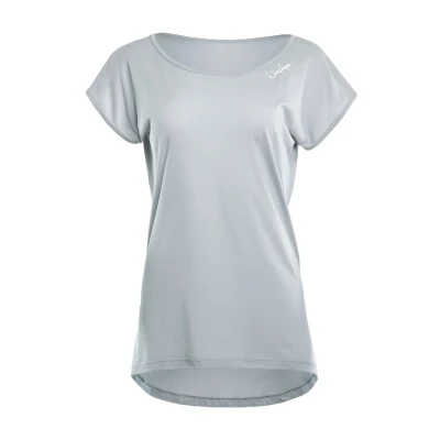 Afbeelding van Winshape Kurzarmshirt Tshirt basic, Dames, Maat: XS, Cool grey