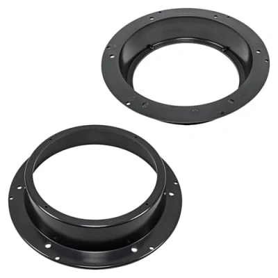 Afbeelding van tomzz Audio 2857 011 Luidsprekerringen adapter beugels compatibel met VW Golf 5 Tiguan Touran Skoda Yeti Octavia voordeur voor 165mm DIN luidsprekers