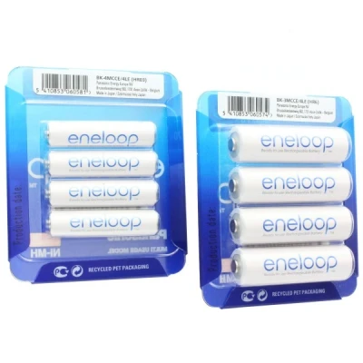 Afbeelding van Sanyo eneloop combipakket 4x AA Mignon + AAA micro batterijen, nu nieuw van Panasonic