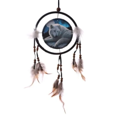 Afbeelding van Dromenvanger wolf 16cm Lisa Parker Guardian of the north