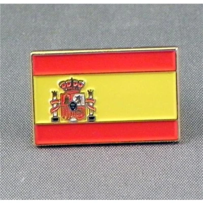 Afbeelding van Metalen glazuur Pin Badge broche Spaanse vlag (Spanje Espana)