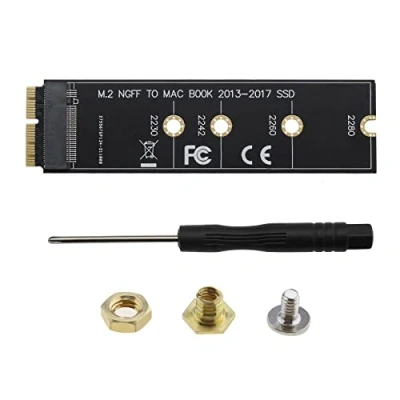 Afbeelding van VGOL M.2 NVME SSD Convert Adapter naar Converter Harde Schijf Kaart Compatibel met MacBook Air Pro Retina 2013 2017 Upgrade Kit voor A1465 A1466 A1398