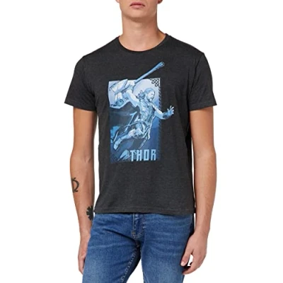 Afbeelding van Marvel METLATMTS022 T shirt, Antraciet, M, M