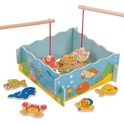 Afbeelding van Bigjigs Fishing GAME Speelgoed voor kinderen, Maat: One Size, Multi coloured