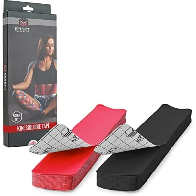 Afbeelding van Effect Sport Tapes [25 cm x 5 cm] Kinesio voorgesneden in vele kleuren I PreCut Tape waterdicht &amp; elastisch Extra sterke Kinesiology Elastische Kintex