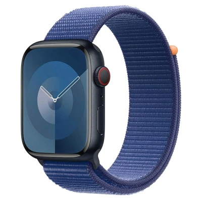Afbeelding van Apple Watch Strap 45mm Ocean Blue Sport Loop