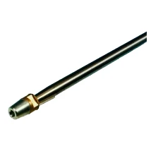 Afbeelding van Schroefas rvs aisi 329 diameter 30 x 2400mm met dopmoer / zinkanode spie conus 1:10
