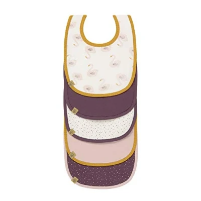 Afbeelding van Lässig MIX Stroller Hooks Cord Kinderwagenkoord met haken 2 pcs camel/vanilla/lavender