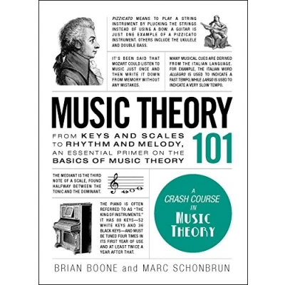 Afbeelding van music theory 101: From keys and scales to rhythm melody, an essential primer on the basics of