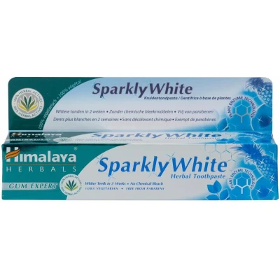 Afbeelding van 6x Himalaya Herbals Kruidentandpasta Sparkly White 75 ml