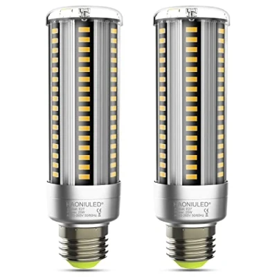 Afbeelding van HAONIULED Ledlampen, E27, 25 W, 3000 lm, komt overeen met 250 natuurlijk wit 4000 K, niet dimbaar, 2 stuks
