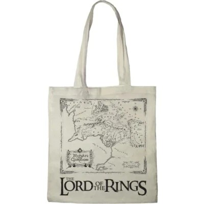 Afbeelding van Lord of the Rings Tote Bag Rona &amp; GONDOR MAP REFERENCE: BWLOTRMBB003 ecru, 38 x 40 cm, ivoor, Utility