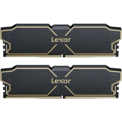 Afbeelding van Lexar THOR OC DDR5 RAM 32GB Kit (2x16GB) 6000 MHz, DRAM 288 Pin UDIMM Desktop Geheugen, High Performance Gaming Computer Geheugen voor Intel XMP 3.0/AMD EXPO, 1.35V(LD5U16G60C38LG RGD)