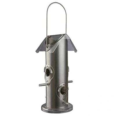 Afbeelding van Trixie Voerdispenser Metaal / Kunststof Zilver 25 CM 800 ML