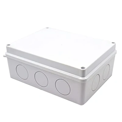 Afbeelding van elektrische aansluitdoos, SENRISE IP55 Weerbestendige behuizing projectinstrumentenkoffer, gereserveerd gat projectdoos (1 stuks 200 x 155 80 mm)