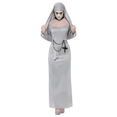 Afbeelding van Gothic Nun Costume (L)