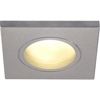 Afbeelding van Slv plafond wandarmatuur dolix out qpar51 rechthoekig zilvergrijs 1001171