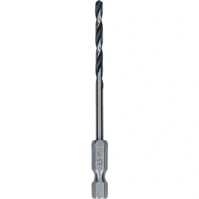 Afbeelding van Bosch Professional 10 e PointTeQ boor met zeskantschacht (voor metaal, Ø: 3,5 mm, Totale lengte: 79 ¼&quot; zeskantschacht, accessoire voor slagschroevendraaier en /schroefmachine)