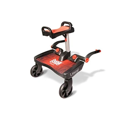 Afbeelding van Lascal Buggy Board Maxi+ met zitje, rood