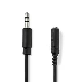 Afbeelding van 3.5 mm (m) naar 6.35 jack (v) adapterkabel Nedis 0.2 meter (Stereo)