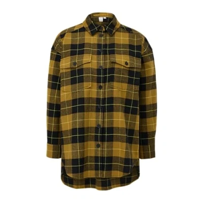 Afbeelding van QS MIT Pattentaschen Overhemdblouse, Dames, Maat: 34, Guacamole