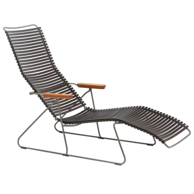 Afbeelding van Ligbed Houe Click Sunlounger Black