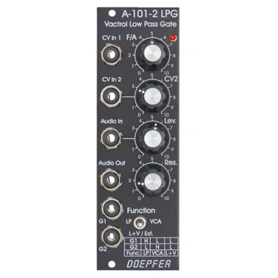 Afbeelding van Doepfer A 101 2v Vactrol Lowpass Gate Vintage Edition VCA modular synthesizer