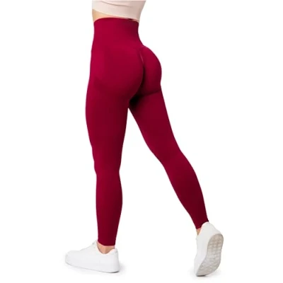 Afbeelding van Bellivalini PUSH UP Legging, Dames, Maat: XL, Claret