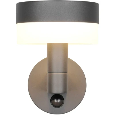 Afbeelding van TRIO MACKENZIE Wandlamp Antraciet incl. 1x SMD 8 W Bewegingssensor Wandmontage Niet geschikt voor externe dimmer dimbaar Buitenverlichting IP54