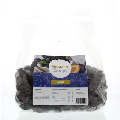 Afbeelding van Mijnnatuurwinkel Pruimen Zonder Pit, 500 gram