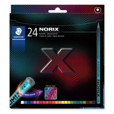 Afbeelding van Staedtler NORIX kleurpotloden Smart Design set 24 kleuren