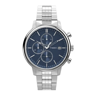 Afbeelding van Timex Chronograaf, Heren, Maat: One Size, Stainless steel