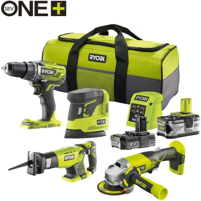 Afbeelding van Ryobi R18CK4E 242S 4 delig ONE+ 18V Accu Combokit 5133004757