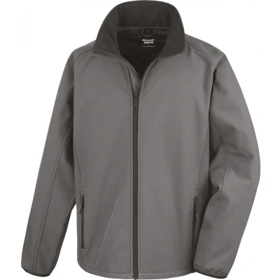 Afbeelding van Result Core Printable Soft Shell R231M CHARCOAL / BLACK L