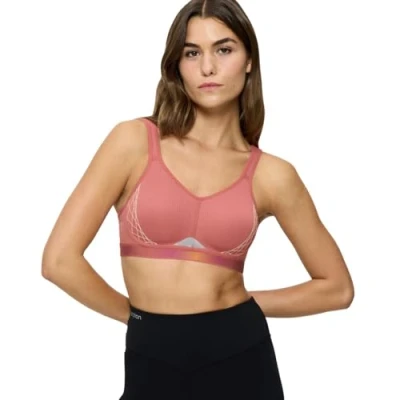 Afbeelding van triaction by Triumph Cardio FLOW Extreme Support Sportbh met high support, Dames, Maat: 85C, Salsa