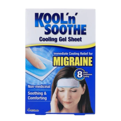 Afbeelding van Cura Cool Kool &#039;n Soothe Migraine Strips 2ST